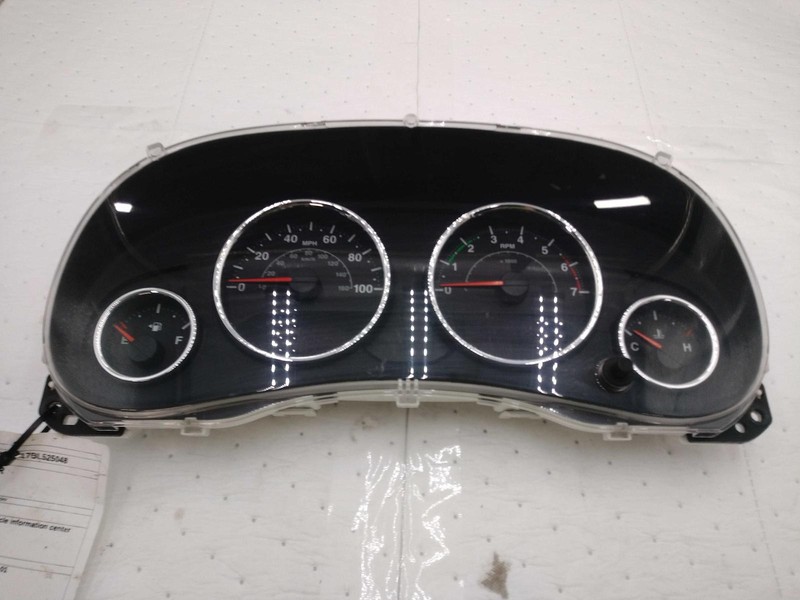 2011 Jeep Wrangler Speedometer Gauge OEM Tan 100 MPH 68060701AB 112K Miles