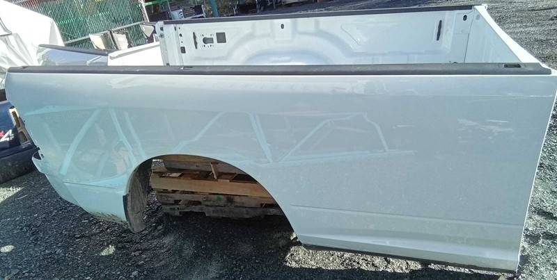 2019-2024 Dodge Ram 2500 3500 8 ft Bed Box White w/ 5th Wheel w/o Flare 10078 C