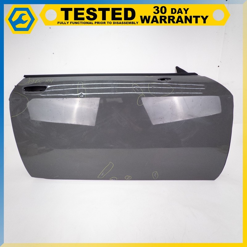 DAMAGED 15-23 DODGE CHALLENGER FRONT RIGHT SIDE DOOR SHELL PANEL GRAY OEM