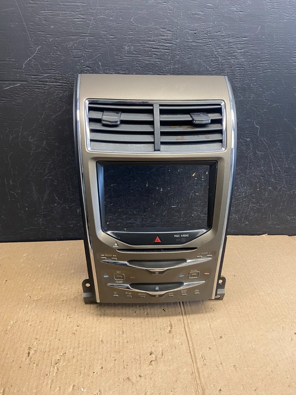 2011-2015 Lincoln MKX Temp Climate Control Heat Seat Radio Bezel ae3972 DG