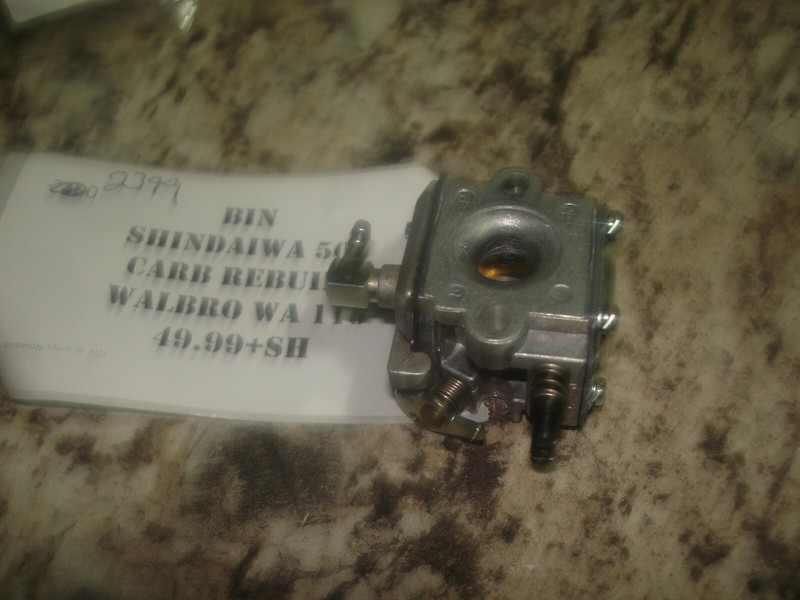 Walbro wa 115Shindaiwa 500carburetorRebuiltchainsaw part only bin 703