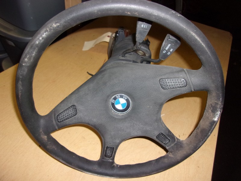 1989 BMW Steering Column and Wheel for 525I A38 7029 9-745 *FREE SHIPPING*