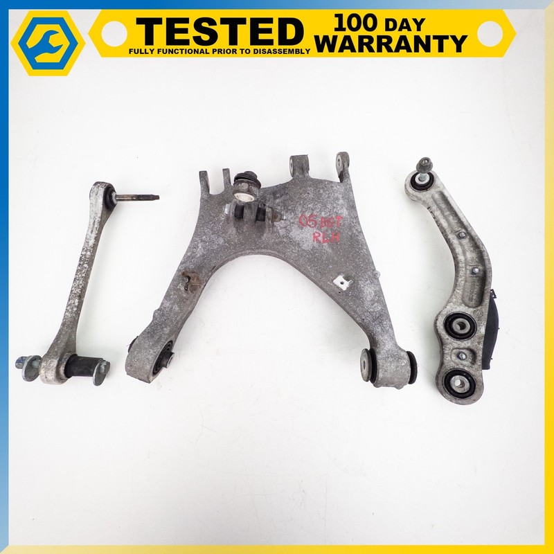03-13 BENTLEY CONTINENTAL GT FLYING SPUR REAR LEFT LOWER CONTROL ARM SET OEM