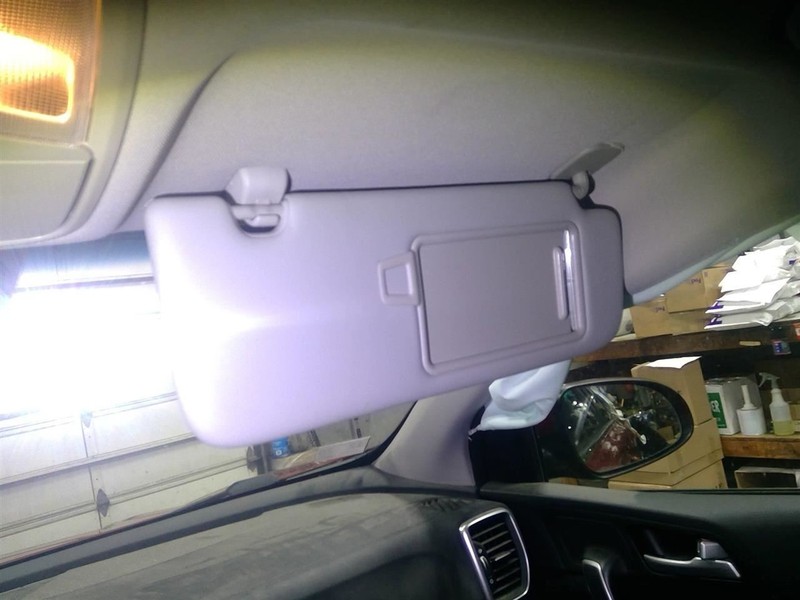 Passenger Right Sun Visor Without Sunroof Fits 17-22 SPORTAGE 1729893