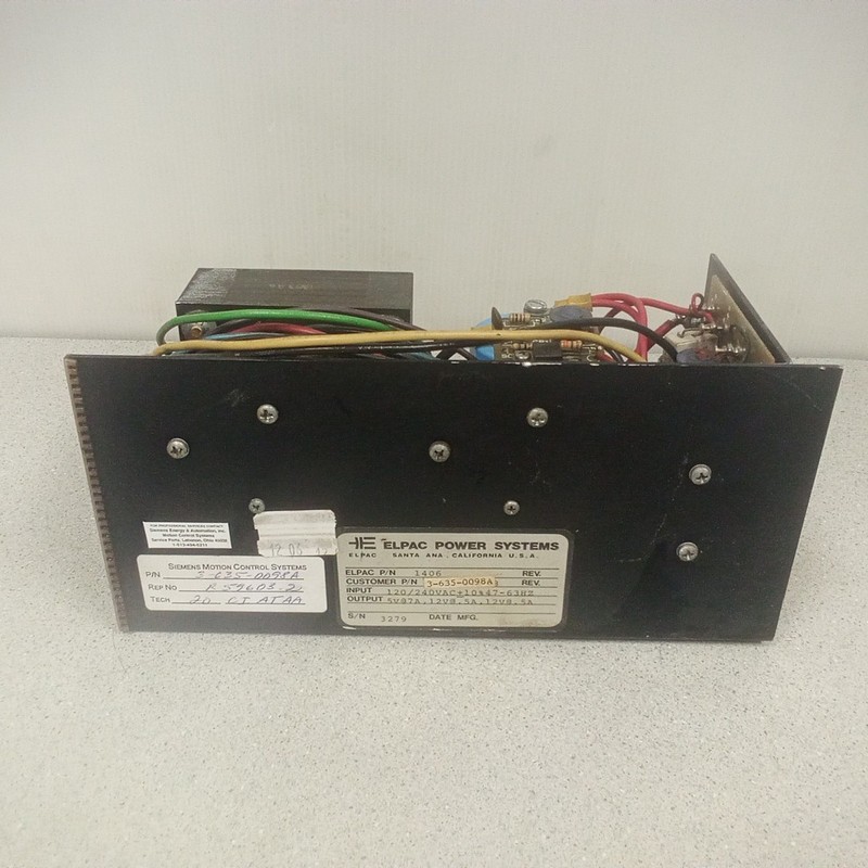 Elpac Power Systems Supply 1406 3-635-0098A