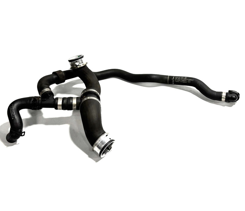 📌 2012-2015 MERCEDES W204 C250 ENGINE MOTOR COOLING RADIATOR HOSE PIPE SET OEM