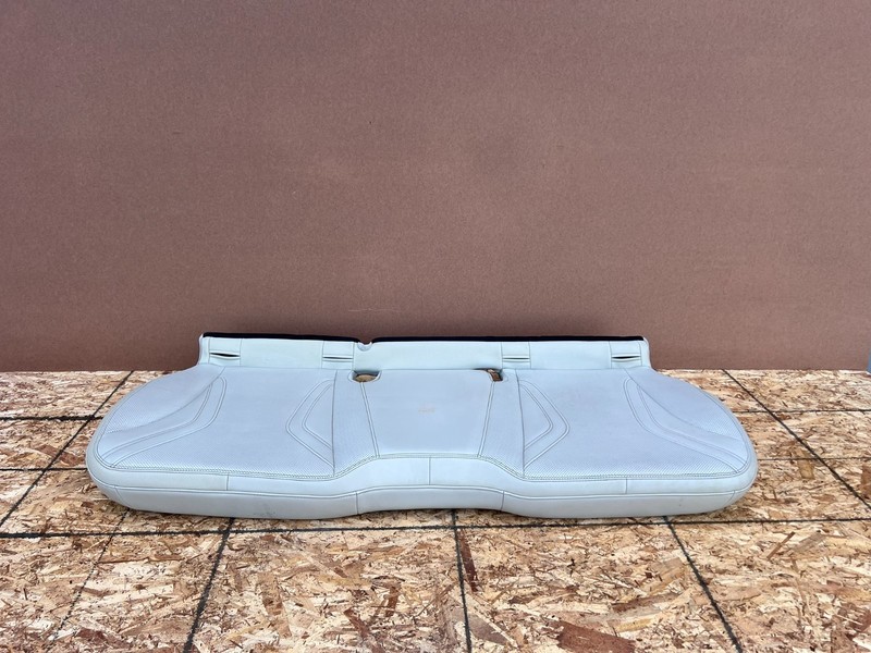FORD MUSTANG MACH-E 21-26 OEM REAR LOWER SEAT CUSHION BOTTOM LEATHER LIGHT GRAY