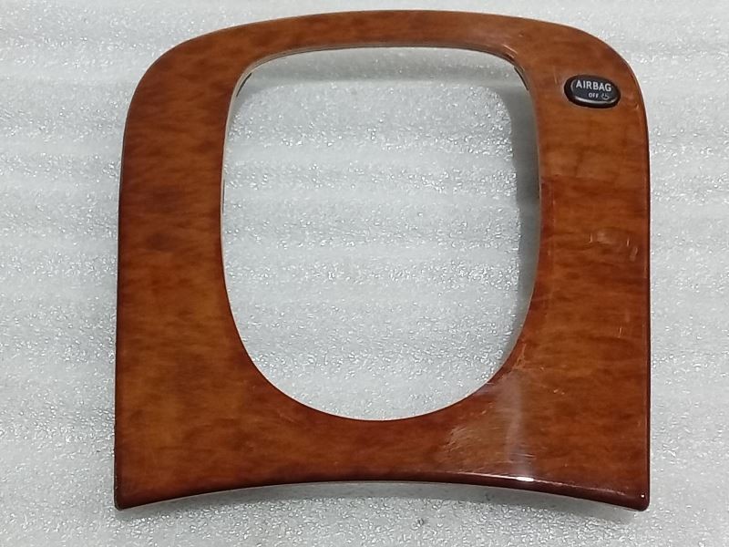 2000-2006 Mercedes S Class Center Console Shifter Trim Plate Walnut Burlwood 220