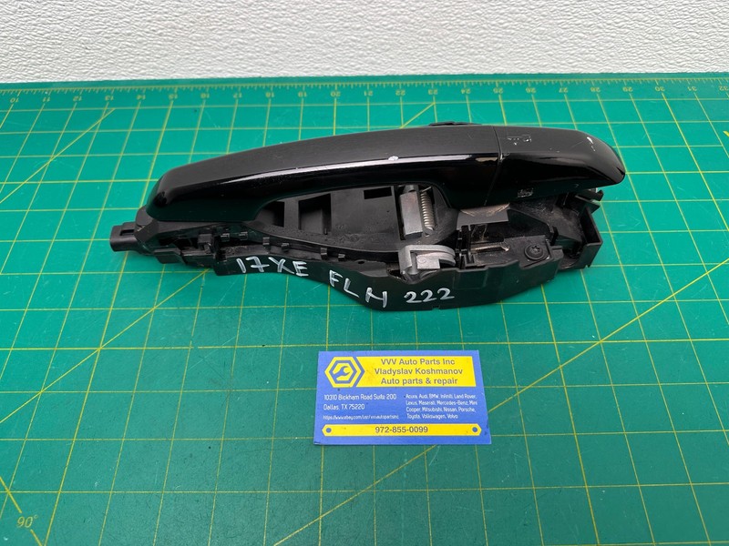 16-20 JAGUAR XE XF F-Pace FRONT LEFT SIDE EXTERIOR DOOR HANDLE Black OEM