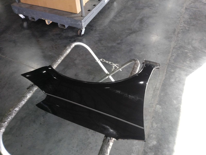 2015 KIA FORTE Right Fender Black OEM Used 74000 Miles - No Rocker Moulding