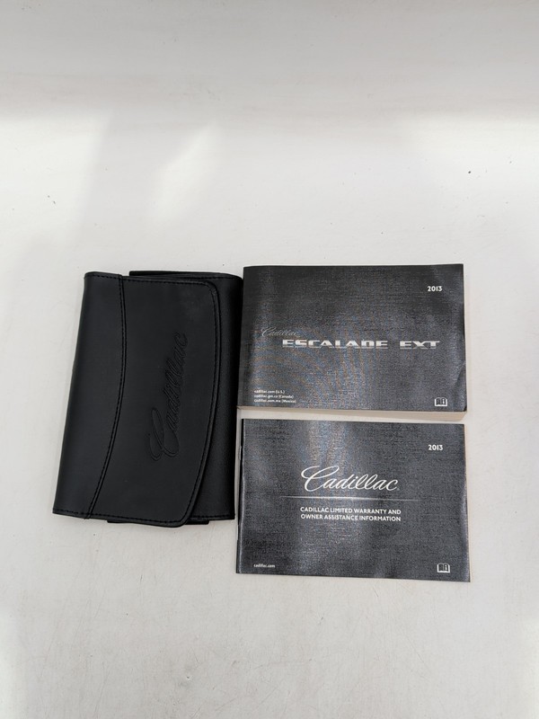 2013 Cadillac Escalade EXT Owners Manual With Warranty Plus Case Includes