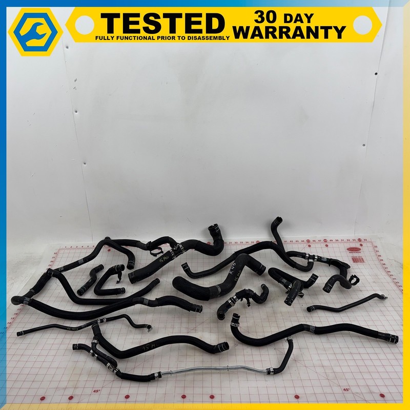 14-24 MASERATI GHIBLI QUATTROPORTE 3.0 ENGINE RADIATOR COOLING HOSE PIPE SET OEM