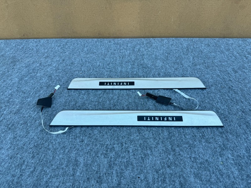 INFINITI Q50 Q60 2016-2024 OEM FRONT LEFT RIGHT SCUFF PLATE DOOR SILL SILLS SET