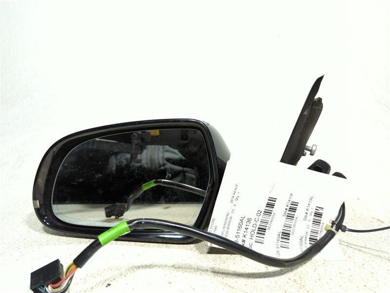 2014 AUDI A4 LH Door Mirror Assembly Black OEM Used 84000 Miles K14136
