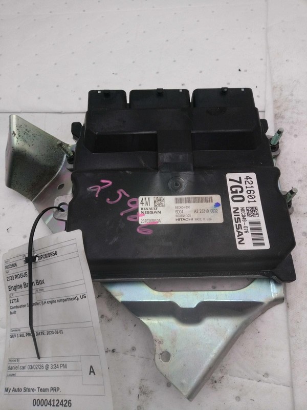 2023 Nissan Rogue Engine Control Module ECM 1.5L OEM Used 24000 Miles