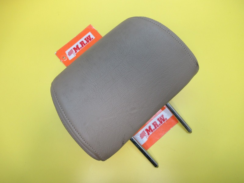 FRONT SEAT HEADREST HEAD REST TAN BEIGE CAR LEATHER SIDE LEFT RIGHT 99 SAAB 9-5