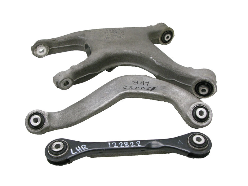 08-16 AUDI B8 A4 S4 SEDAN REAR LEFT DRIVER SUSPENSION CONTROL ARM OEM SET 122822