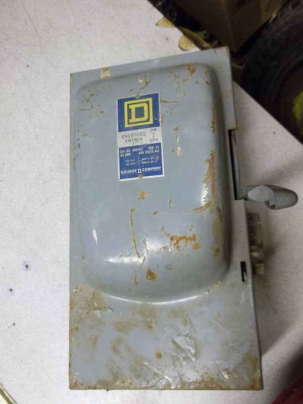 Square D Enclosed Switch A86342 Series T2 30A 600VAC *FREE SHIPPING*