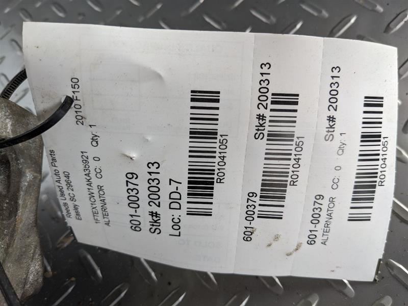 Alternator 2V VIN W 8th Digit 135 Amp Fits 09-10 FORD F150 PICKUP 1041051