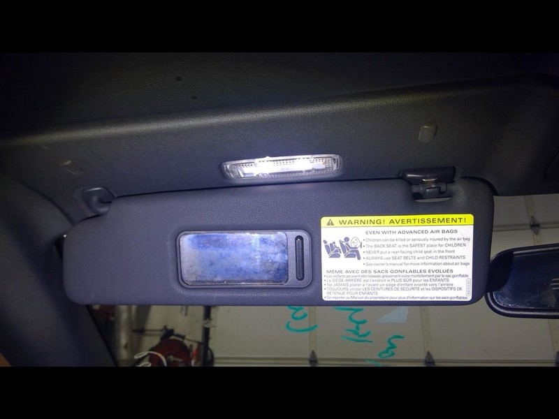 Driver Left Sun Visor Convertible With Illumination Fits 10-17 AUDI A5 1660895