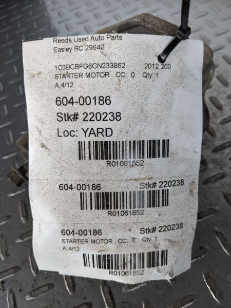 Starter Motor Fits 11-14 200 1061852