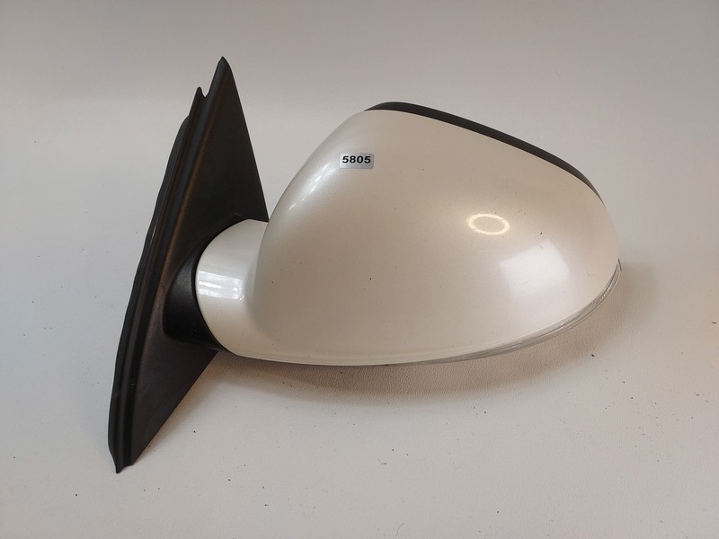 2012-2017 Buick Regal Left Driver Side Power Door Mirror White W/Turn Signal Oem