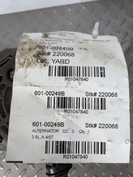 Alternator 160 Amp Fits 08-10 CARAVAN 1047840