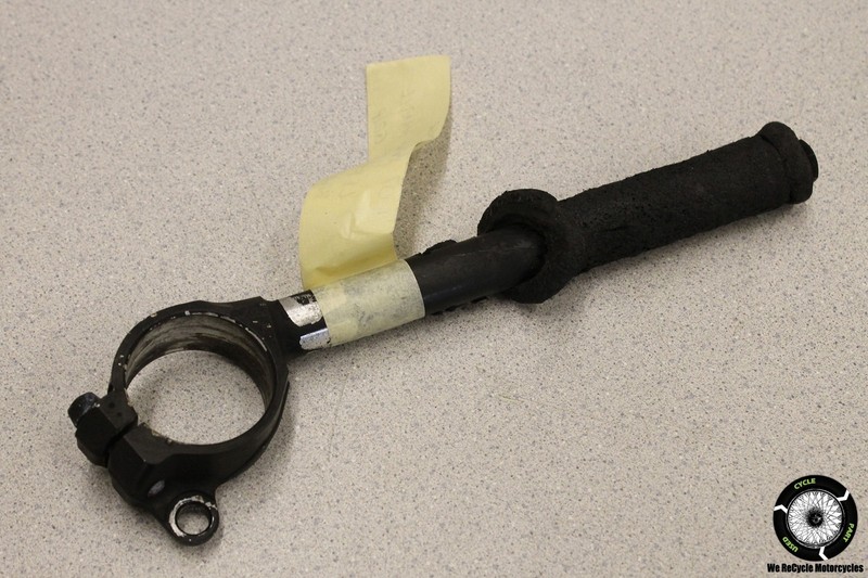 2007 KAWASAKI ZX 600 P NINJA LEFT CLIP ON HANDLE BAR W/BURNT GRIP ZX6R ZX600 07