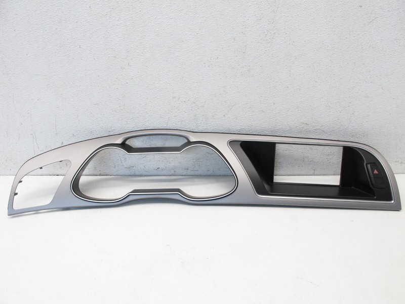 13-16 AUDI B8 A4 S4 RS4 DASH TRIM BEZEL GAUGE CLUSTER MMI SCREEN OEM 060624B