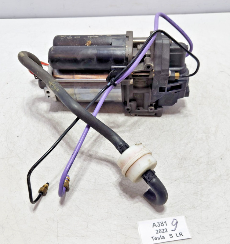 ✅ 2021-2025 OEM Tesla Model S Air Suspension Compressor Pump