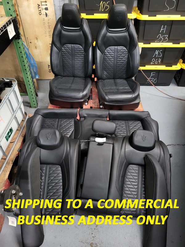 Used Oem Maserati Left Right Front Rear Seat Door Trim Panel SET 2017-20 Ghibli