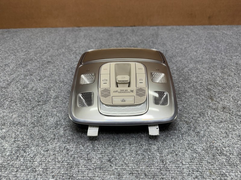 GENESIS G80 2021-2025 OEM ROOF OVERHEAD DOME READING LIGHT ASSEMBLY (CHROME)