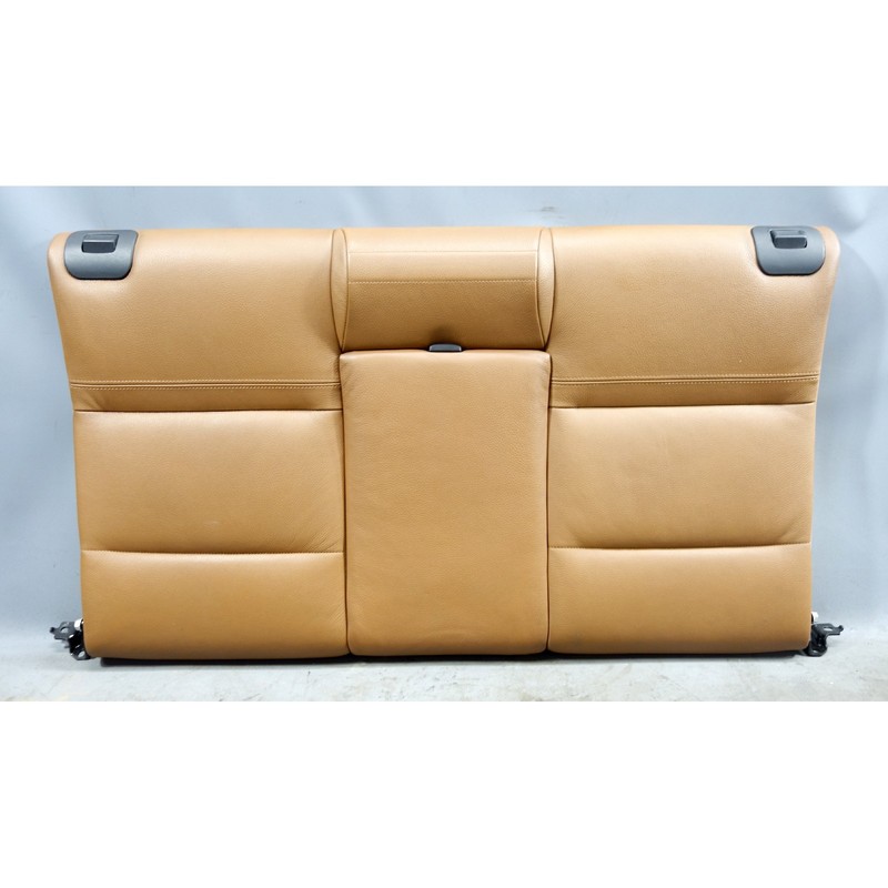 09-13 BMW E93 3-Series Convertible Rear Seat Backrest Saddle Brown Leather OEM