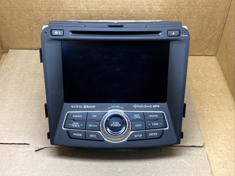 2011-2014 Hyundai Sonata Dash Radio CD Player Screen Dimension UNA 96560-4R7064X