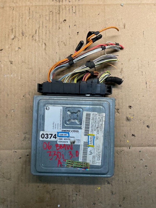 2006 to 2008 Bmw 330iEcm Ecu Engine Computer Module OEMu2162 DG