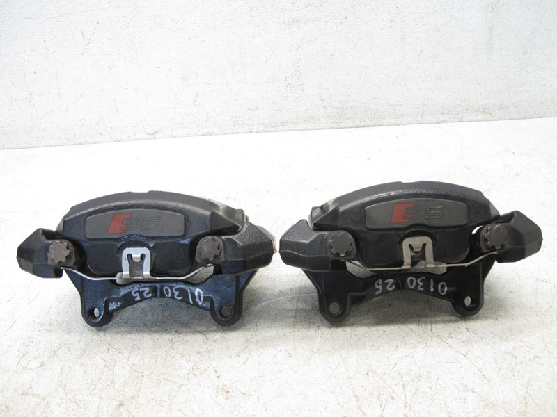 08-17 AUDI 8T S5 FRONT BRAKE CALIPER LEFT DRIVER RIGHT PASSENGER OEM 013025