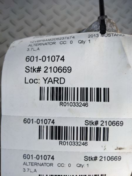 Alternator Fits 11-14 MUSTANG 1033246