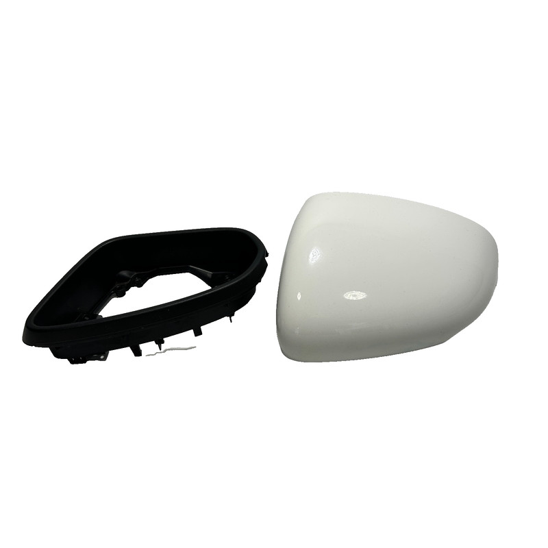 📌 2019 - 2022 MERCEDES A220 LEFT SIDE MIRROR COVER WHITE W/ SUPPOTING RING OEM