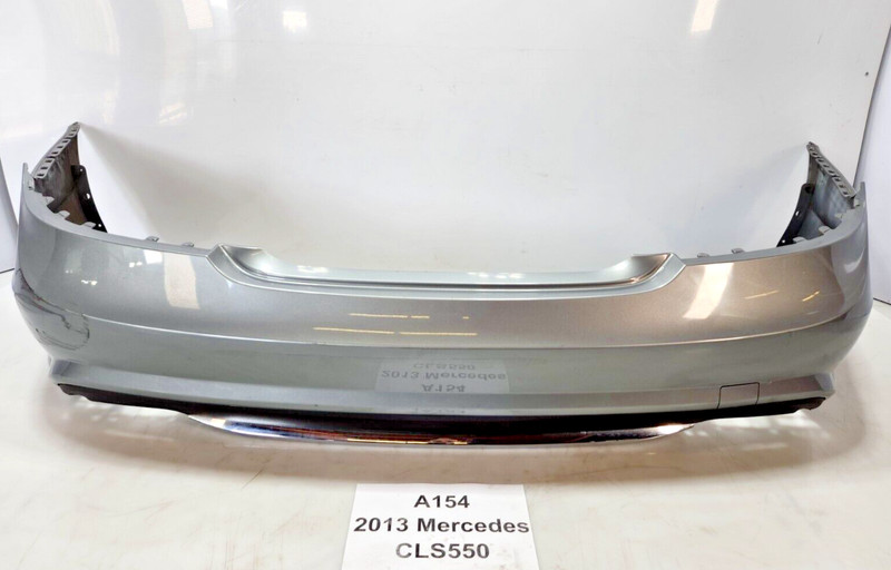 ✅ 12-14 OEM Mercedes C218 CLS550 AMG Rear Bumper Cover Panel Assy Silver 792U