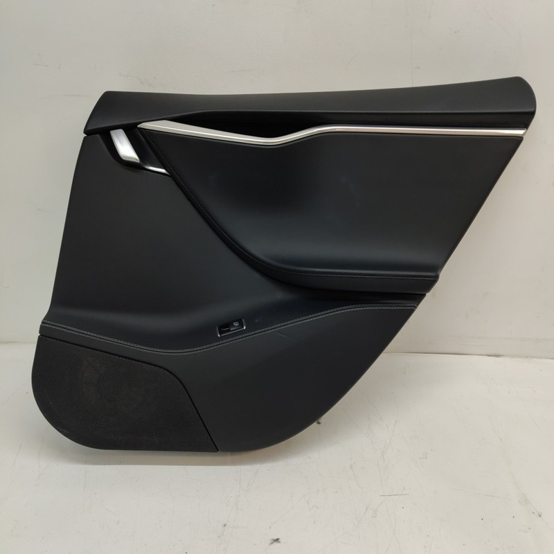 2012-20 Tesla Model S Right Rear Interior Door Trim Panel (Black BLK) 27108 C2