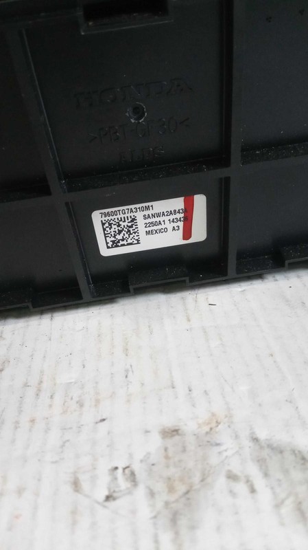 2021 Honda Pilot A/C Selector Switch OEM 79600TG7A32ZA 141K Miles White