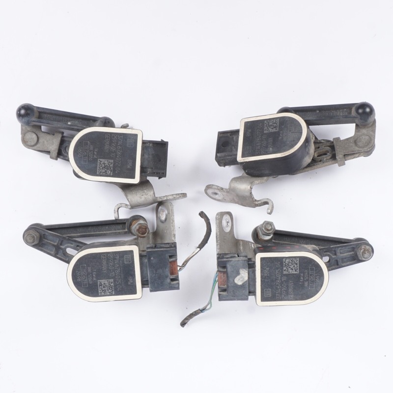 2009 - 2015 BMW 750I FRONT REAR LEFT RIGHT SIDE HEIGHT LEVER SENSOR OEM SET OF 4