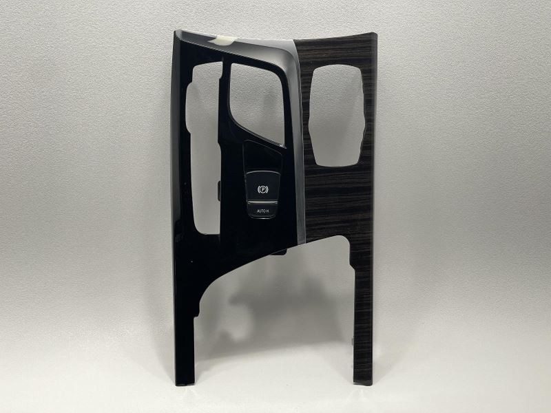 2017-2023 BMW 530i Center Console Shifter Top Bezel Cover Trim Black/Wood