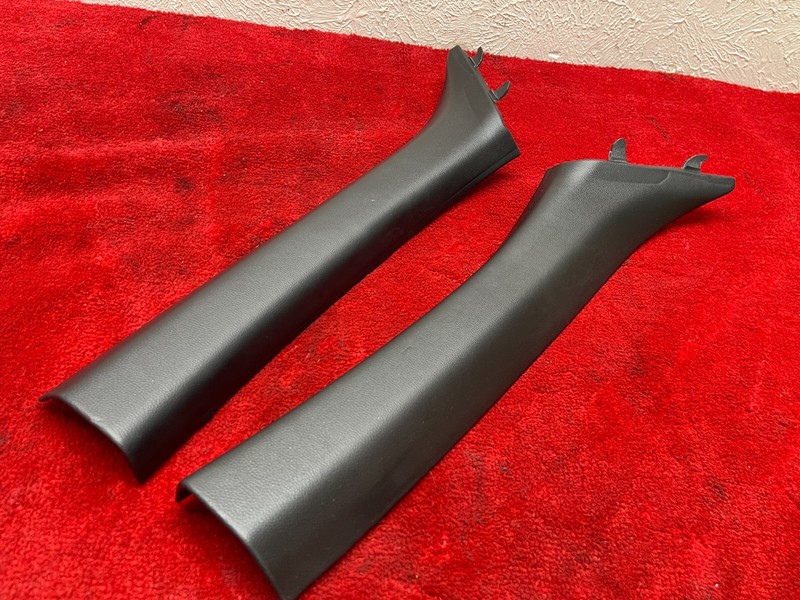 BMW E93 328 335 M3 Convertible Left & Right A Pillar Cover Trim Set Black OEM ✅
