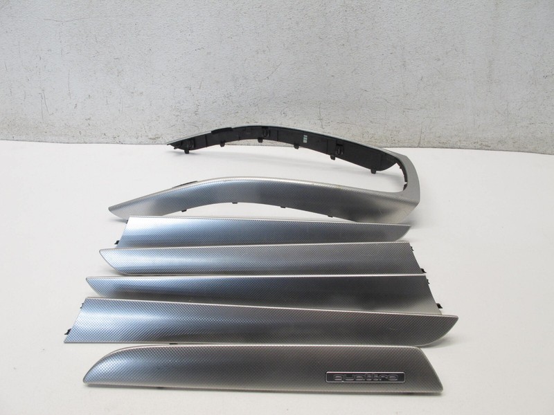 09-16 AUDI B8 A4 S4 DASHBOARD DOOR PANEL INTERIOR ALUMINUM TRIM SET OEM 121824