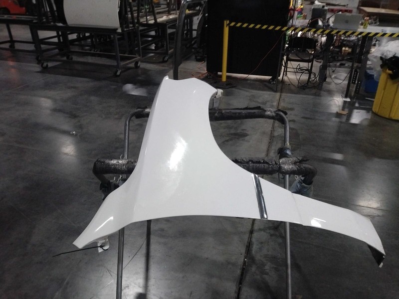 2022 RAM 1500 Pickup Right Fender White Used OEM Part 677077 66000 Miles
