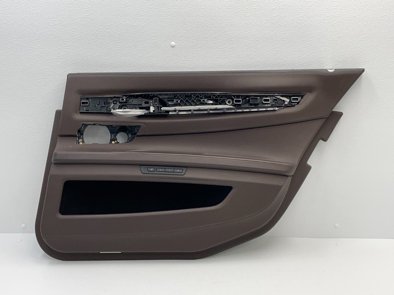 13-15 BMW Alpina B7 F02 LWB Rear Right Interior Door Panel ZBWT Leather 1457 OEM