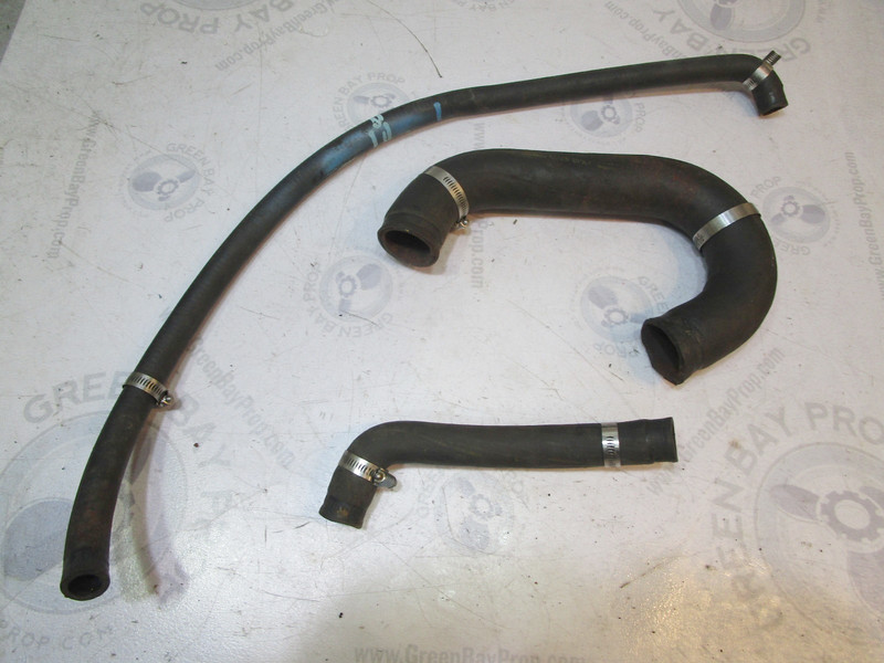 1976 OMC Stringer Ford Stern Drive 175 HP V8 Molded Circulation Hoses Set of 3