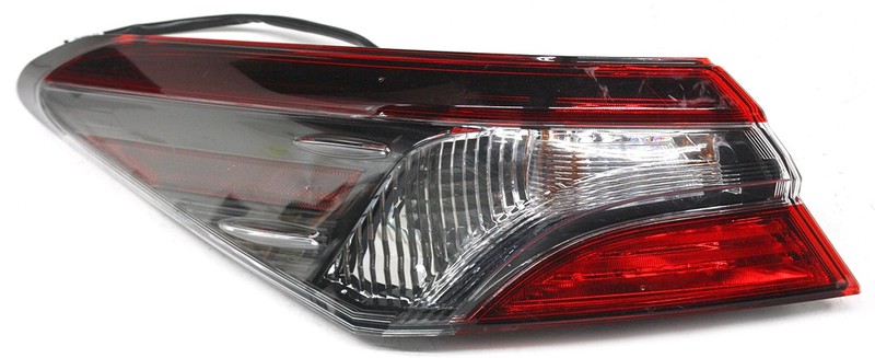 OEM Left Driver Side LED with Halogen Signal Tail Lamp For Toyota Camry Black