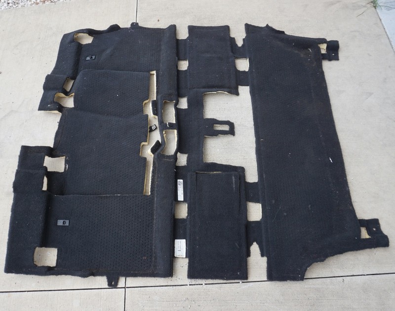 2018-2024 HONDA ODYSSEY REAR LEFT & RIGHT SIDE FLOOR CARPET COVER LINER MAT OEM
